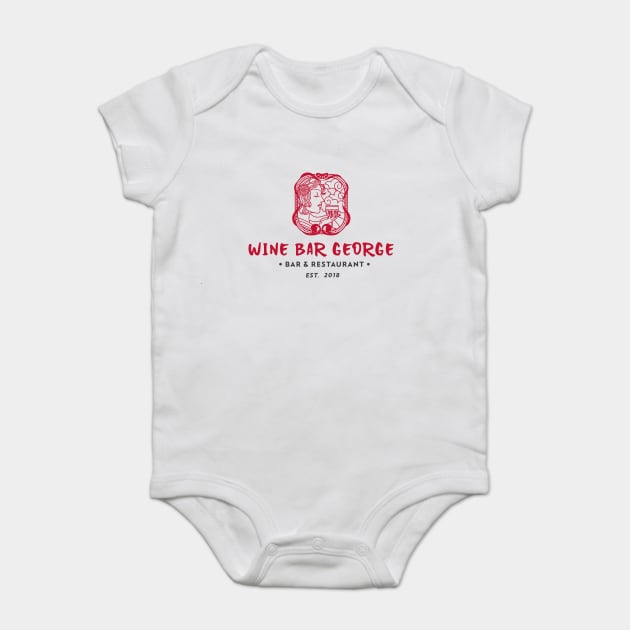 Wine Bar George Bar and Restaurant Springs Orlando Florida Baby Bodysuit by Joaddo